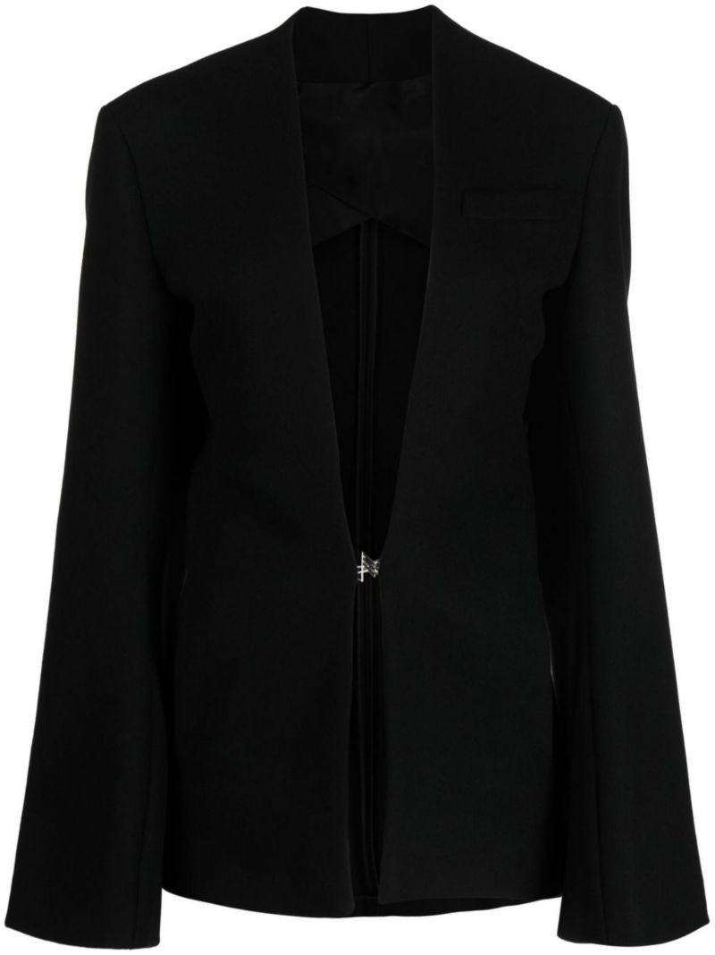 Black Dallas Single-breasted Blazer