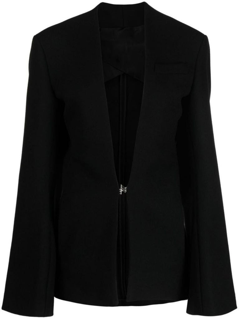 Black Dallas Single-breasted Blazer