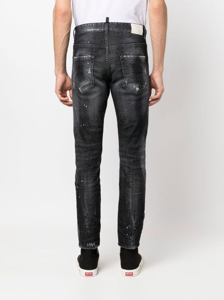 Black Sk8r Distressed Finish Jeans
