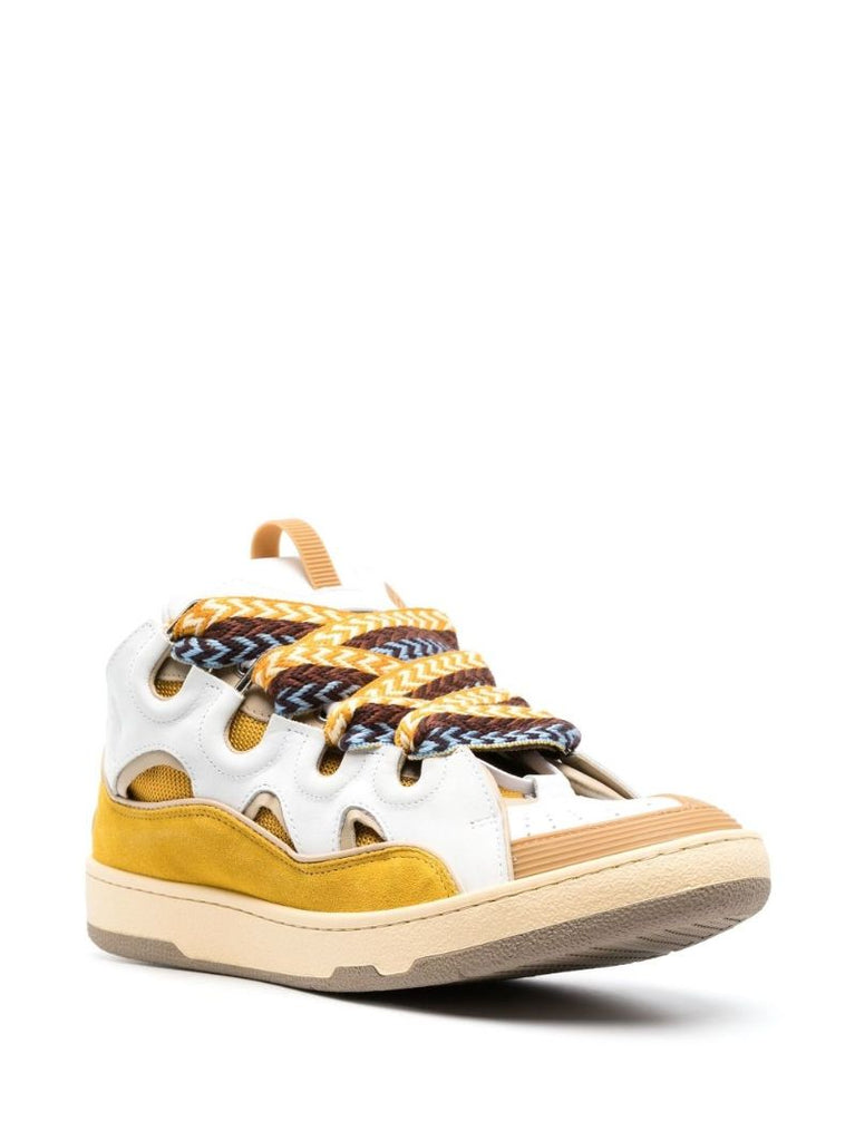 Yellow Curb Two-tone Sneakers