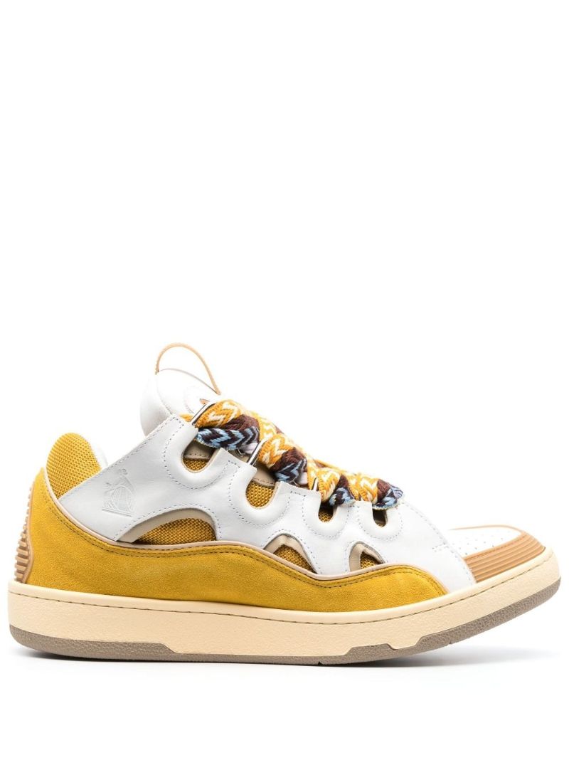 Yellow Curb Two-tone Sneakers