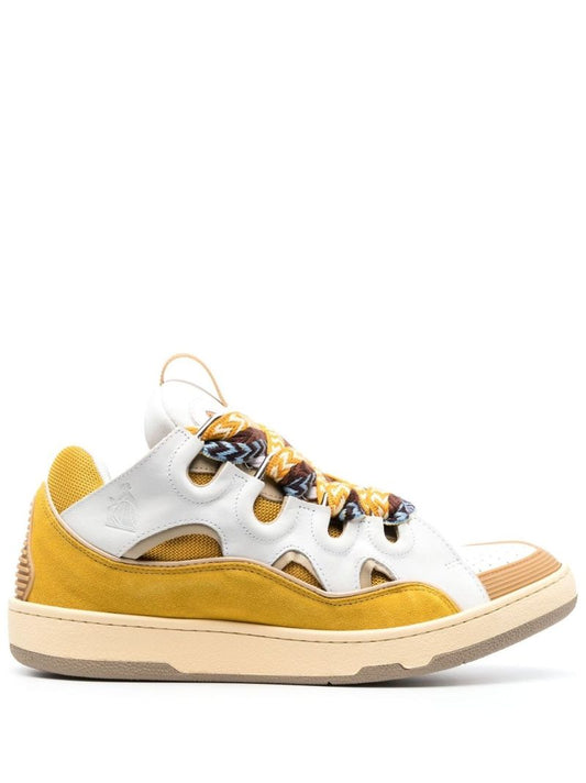Yellow Curb Two-tone Sneakers