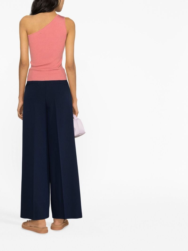 Pink Diya One-shoulder Cashmere Top