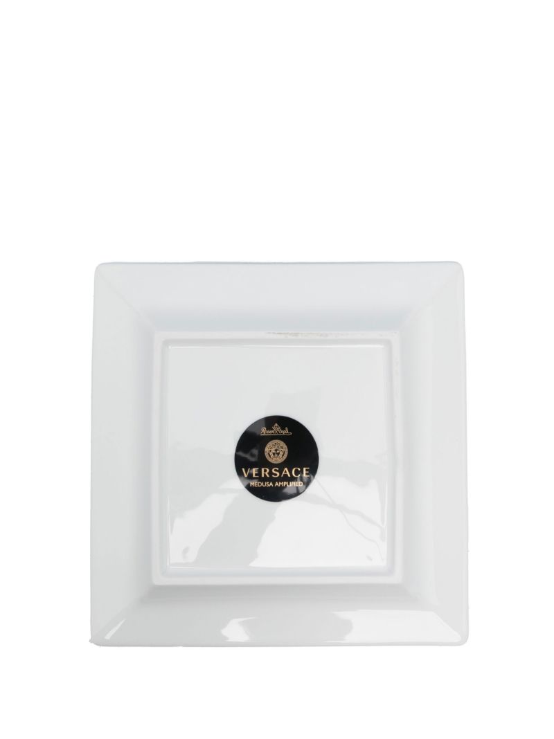 Gold-tone Medusa Amplified Porcelain Dish