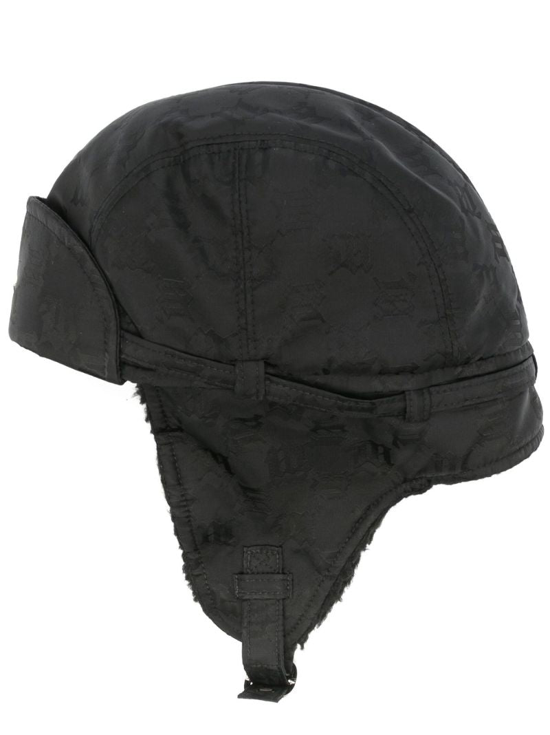 Black Monogram Ski Hat