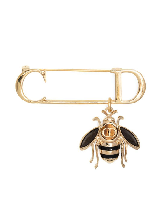 Gold-plated Bee Brooch
