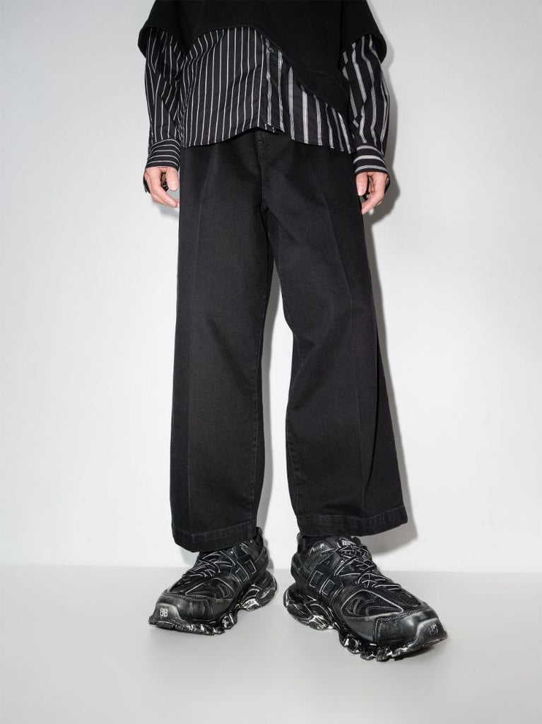 Black Track Low Top Sneakers