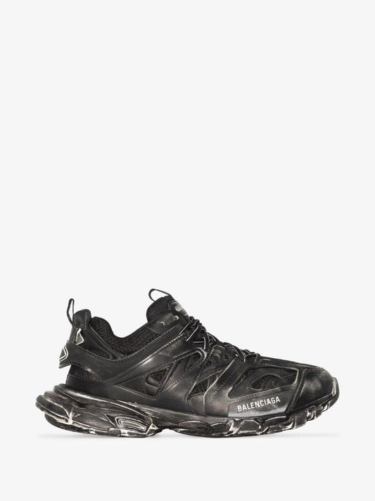 Black Track Low Top Sneakers