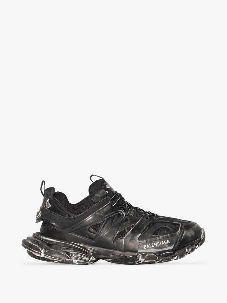 Black Track Low Top Sneakers