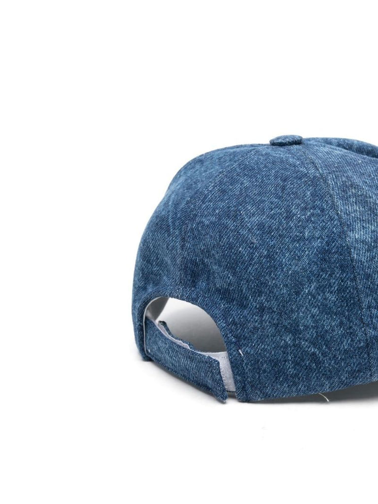 Blue Tyron Logo Embroidered Denim Cap