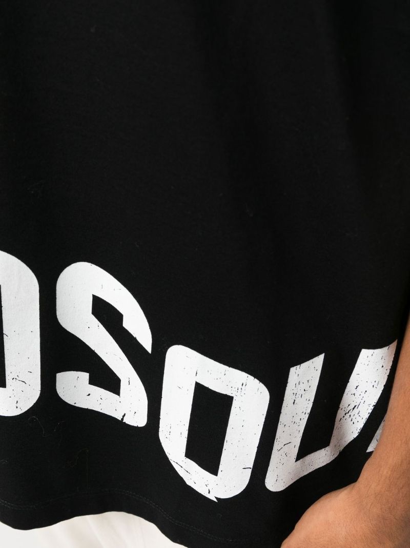 Black Logo Print Short Sleeve T-shirt
