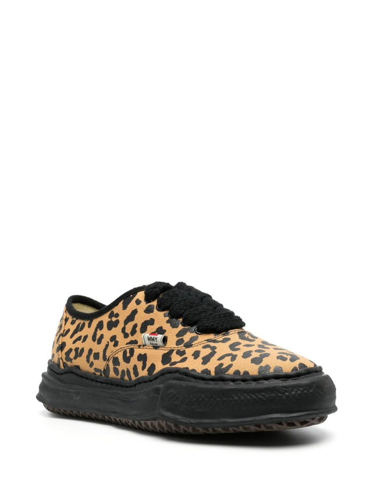 Brown Baker Leopard-print Sneakers