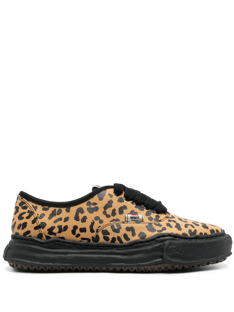 Brown Baker Leopard-print Sneakers