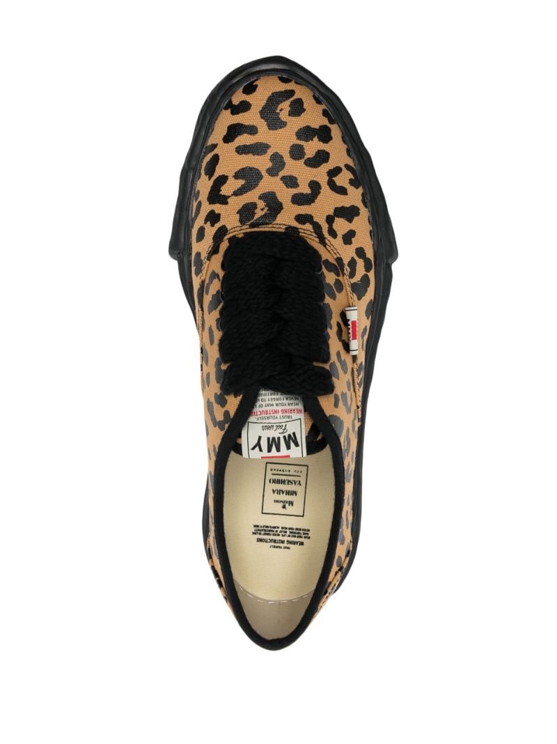 Brown Baker Leopard-print Sneakers