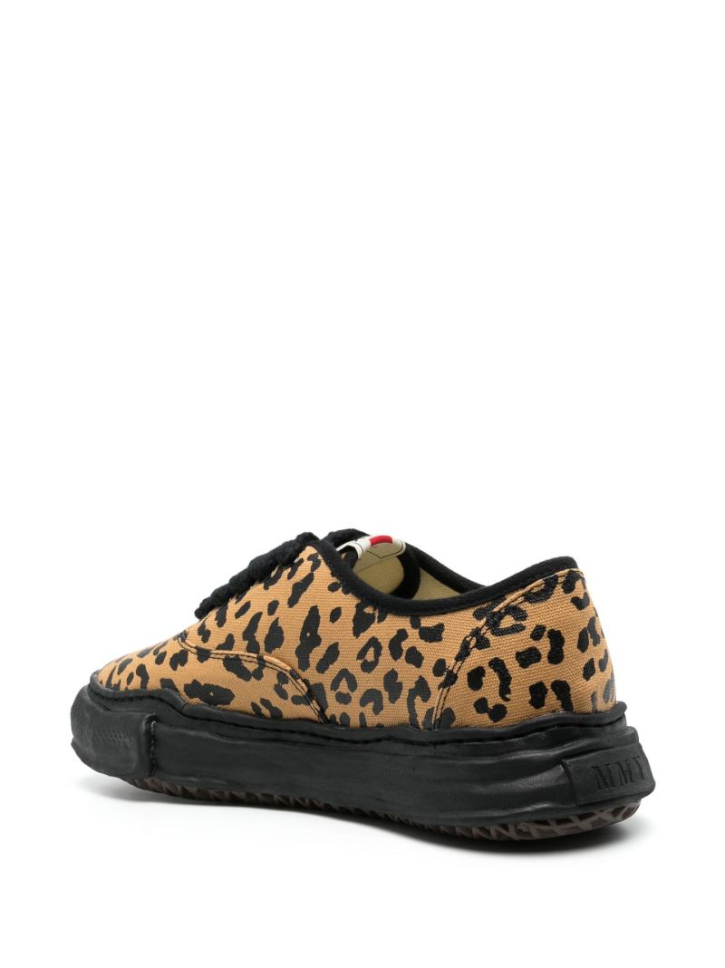 Brown Baker Leopard-print Sneakers