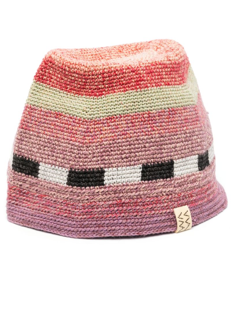 Pink Meda Crochet Bucket Hat