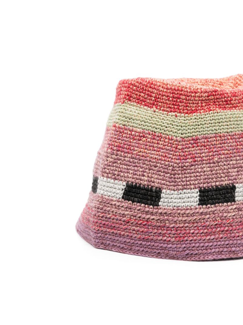 Pink Meda Crochet Bucket Hat