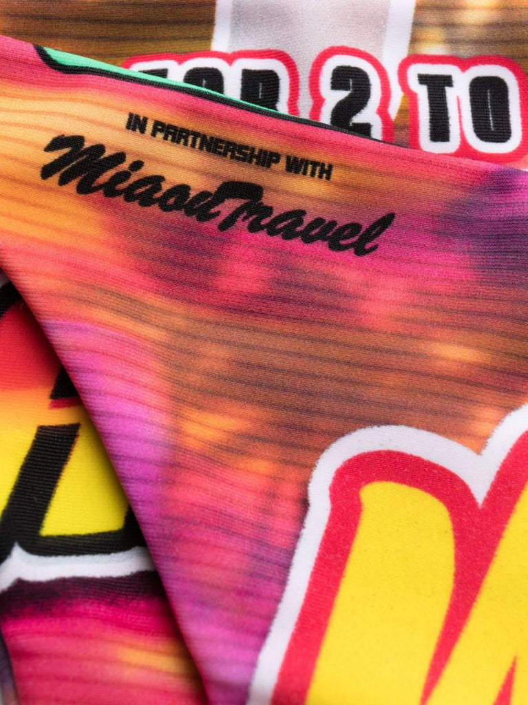 Pink Kauai Lotto Print Bikini Bottoms