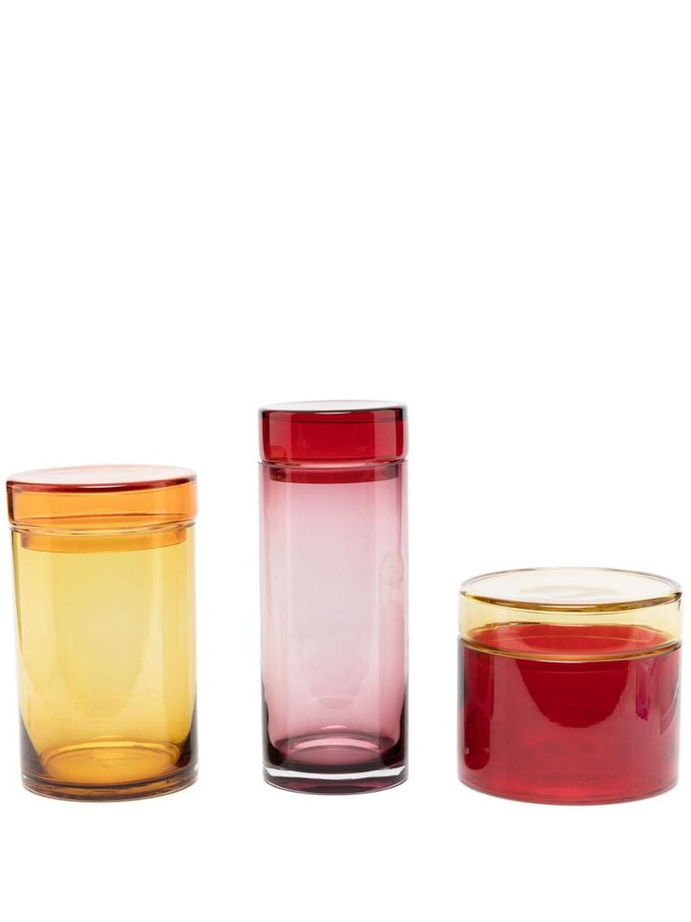 Caps & Jars Set of Three Glasses