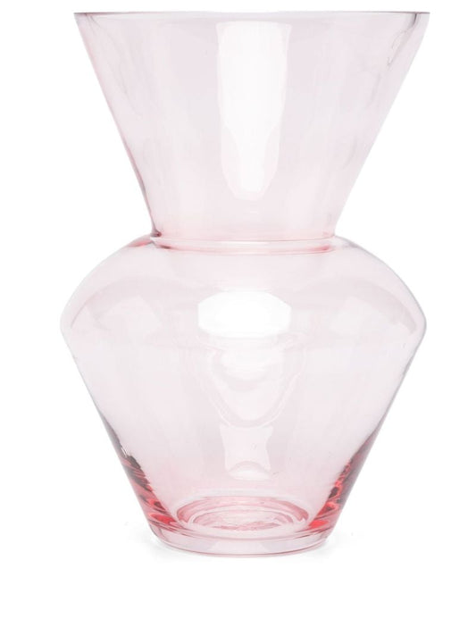 X Browns Pink Glass Vase