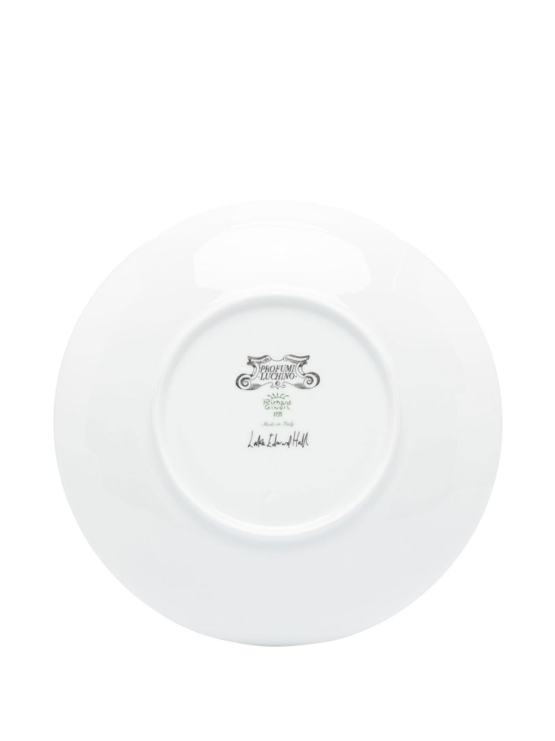 White Profumi Luchino Porcelain Plate