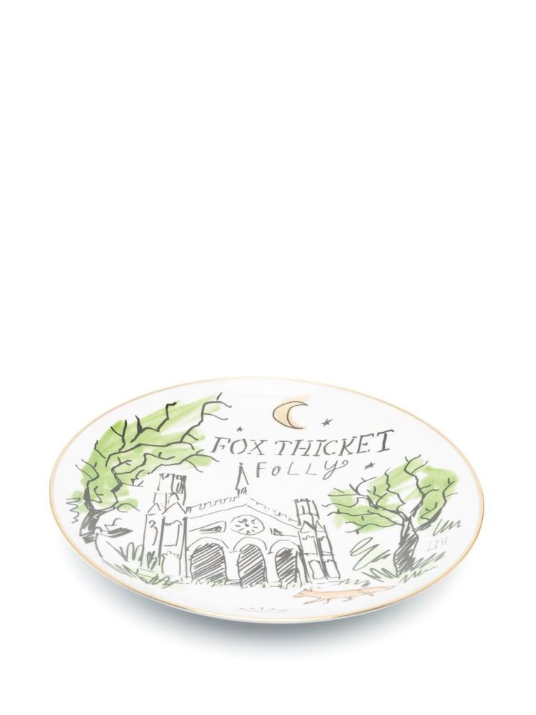 White Fox Thicket Folly Graphic Print Plate