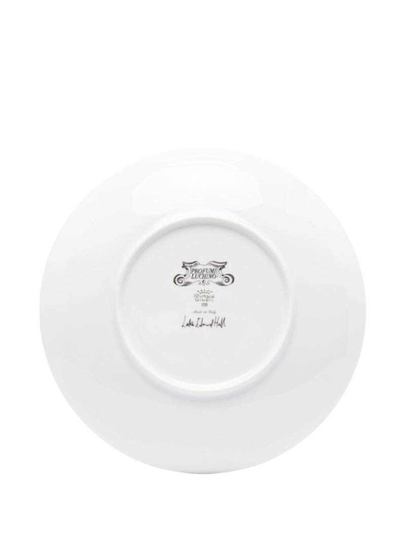 White Rajathra Palace Graphic Print Plate