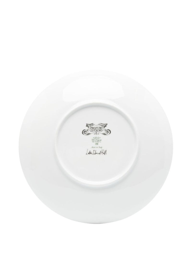 White Rajathra Palace Graphic Print Plate
