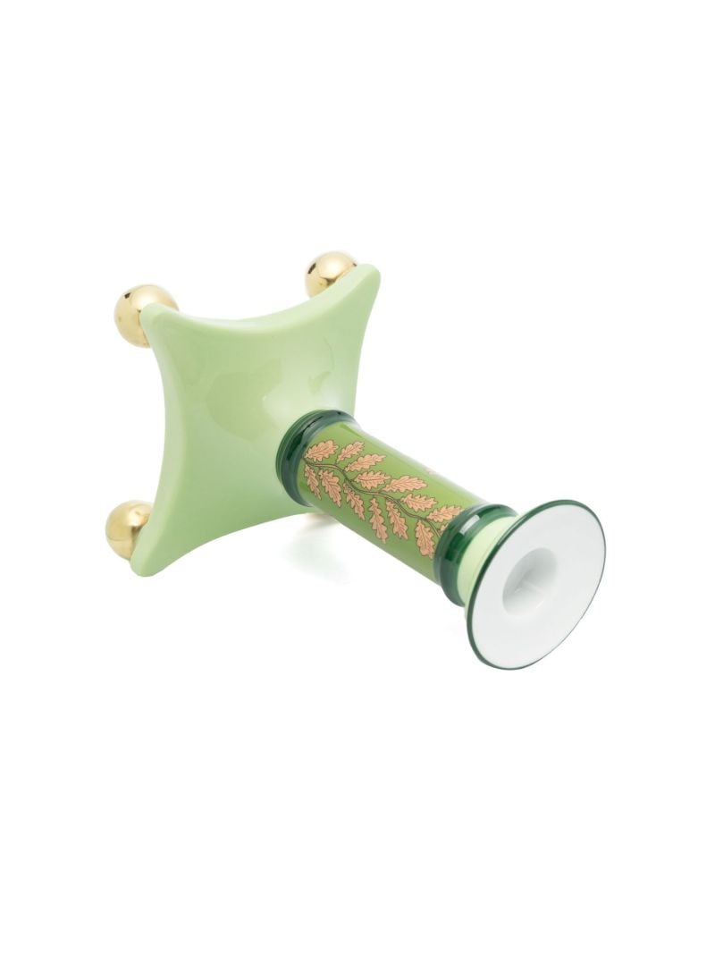 Green Profumi Luchino Oak Leaf Candelabra