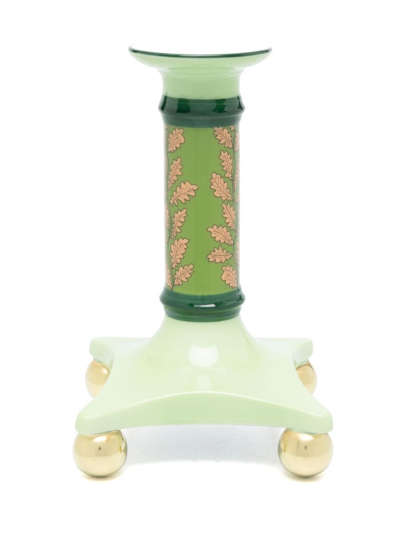 Green Profumi Luchino Oak Leaf Candelabra