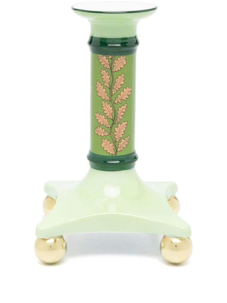 Green Profumi Luchino Oak Leaf Candelabra