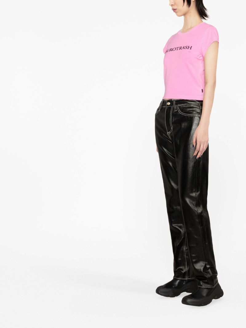 Pink Zion Cropped T-shirt