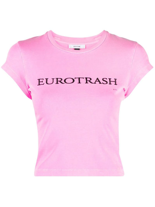Pink Zion Cropped T-shirt