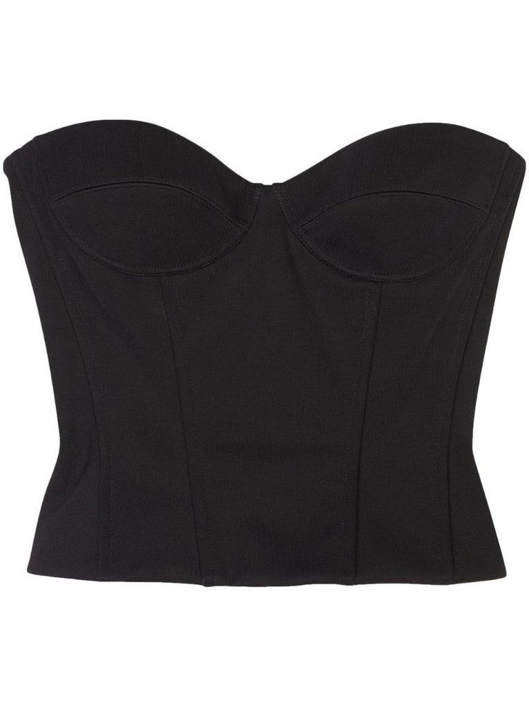 Black Bustier Top