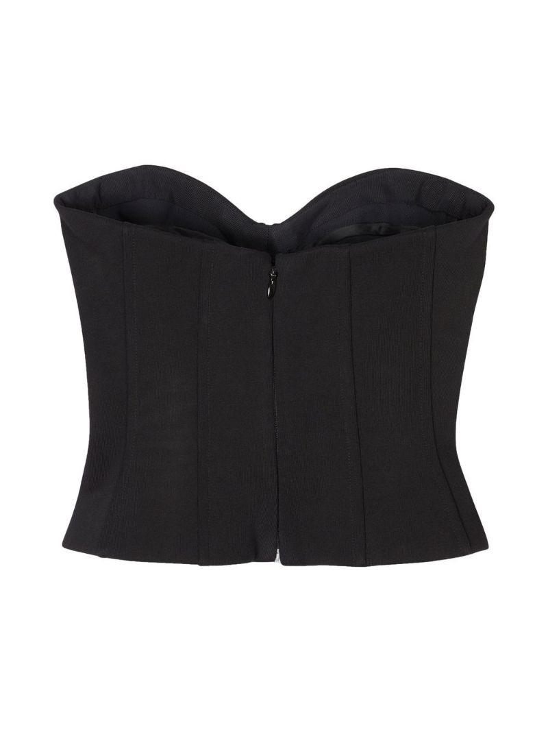 Black Bustier Top