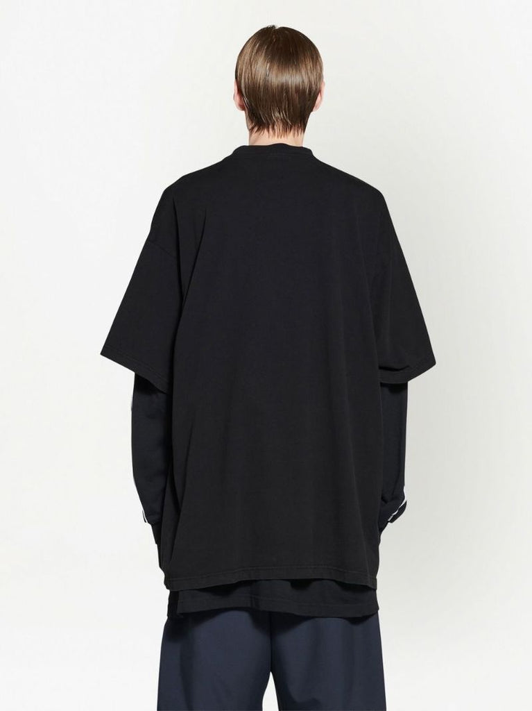 Black Logo Print T-shirt