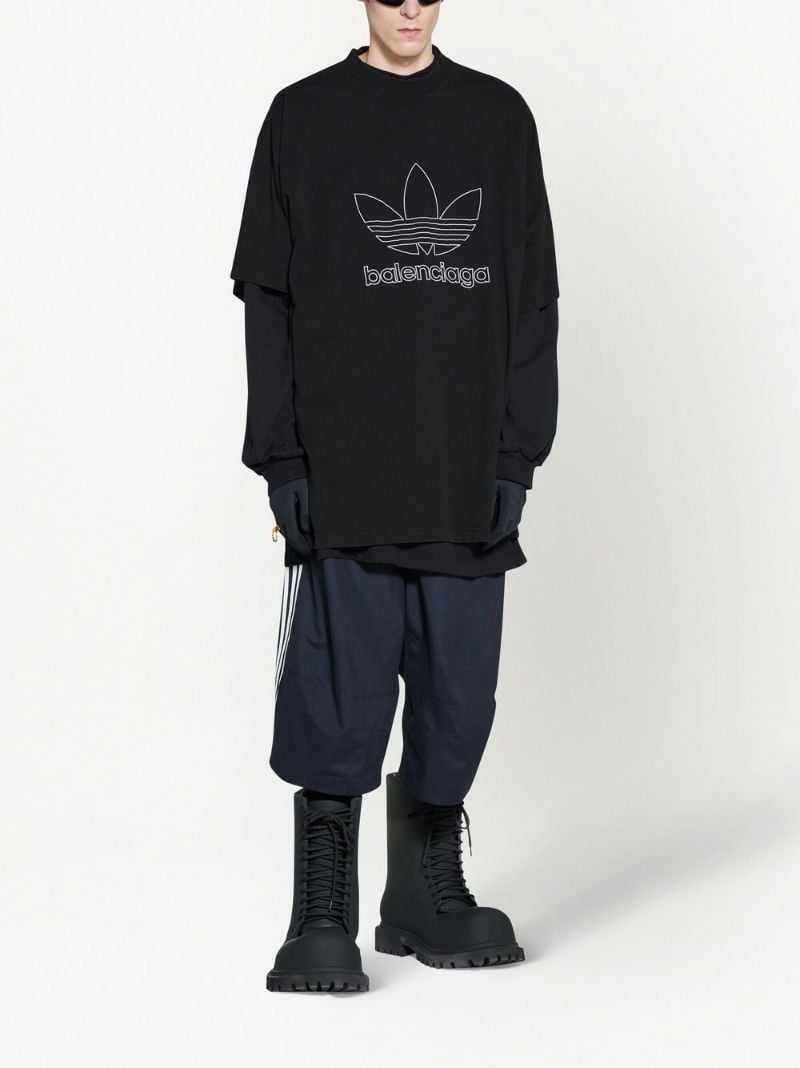 Black Logo Print T-shirt