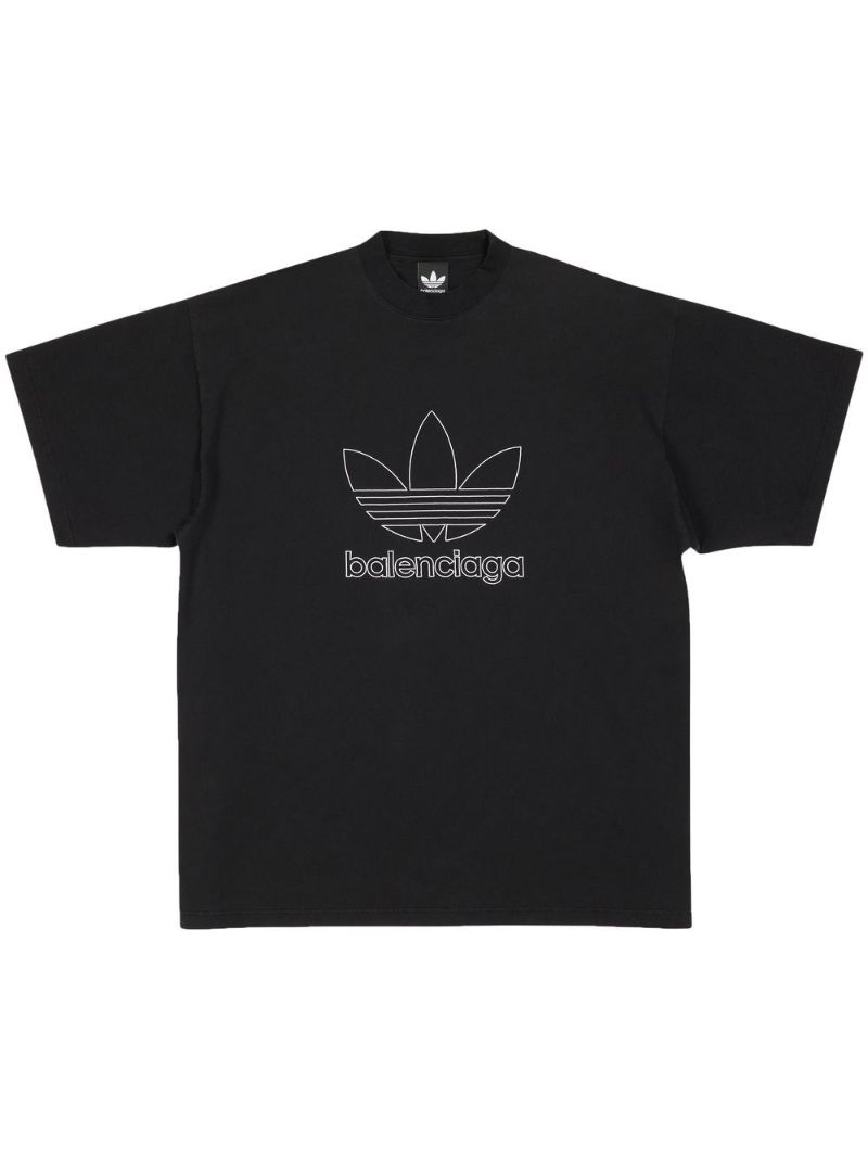 Black Logo Print T-shirt
