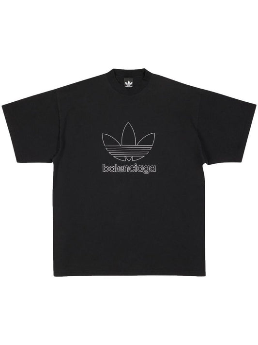 Black Logo Print T-shirt