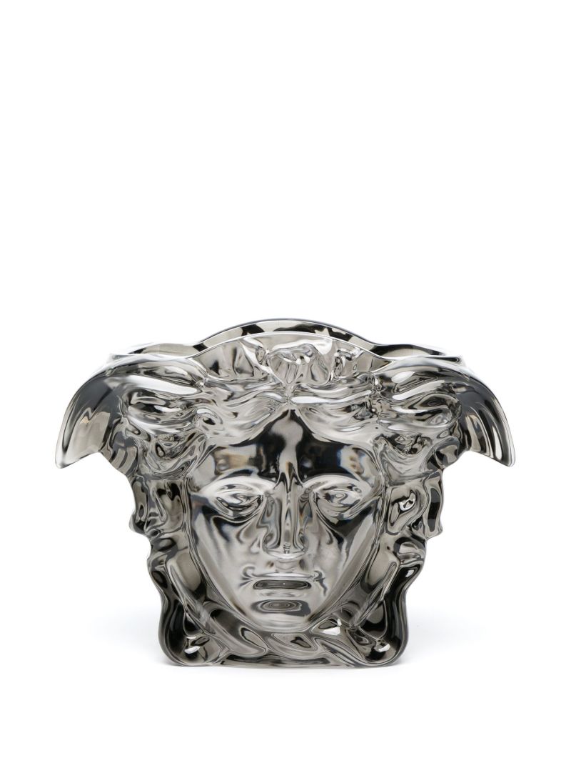 Black Medusa Grande Glass Vase