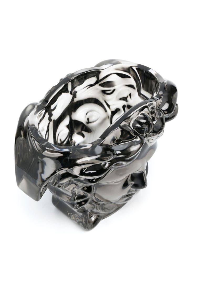 Black Medusa Grande Glass Vase