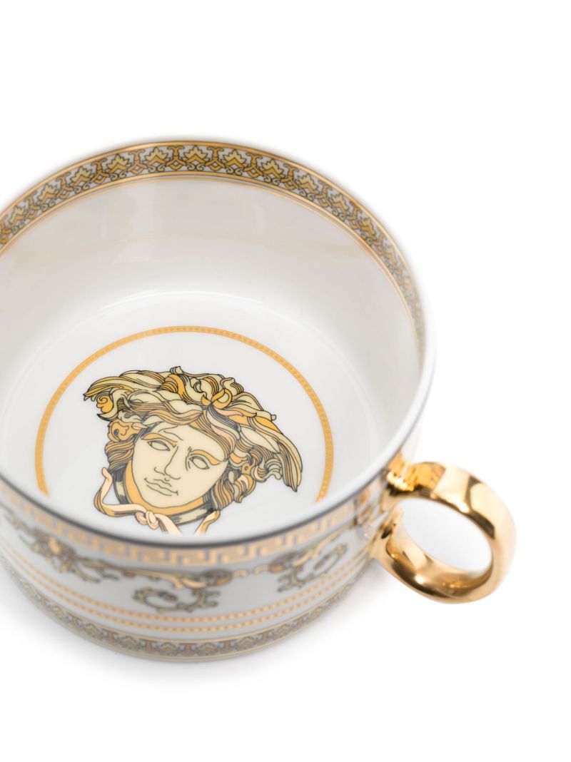 White Vitus Ceramic Tea Cup Set