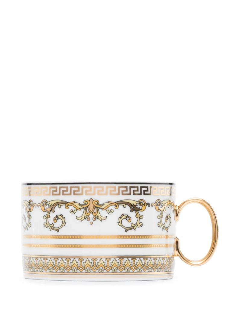 White Vitus Ceramic Tea Cup Set