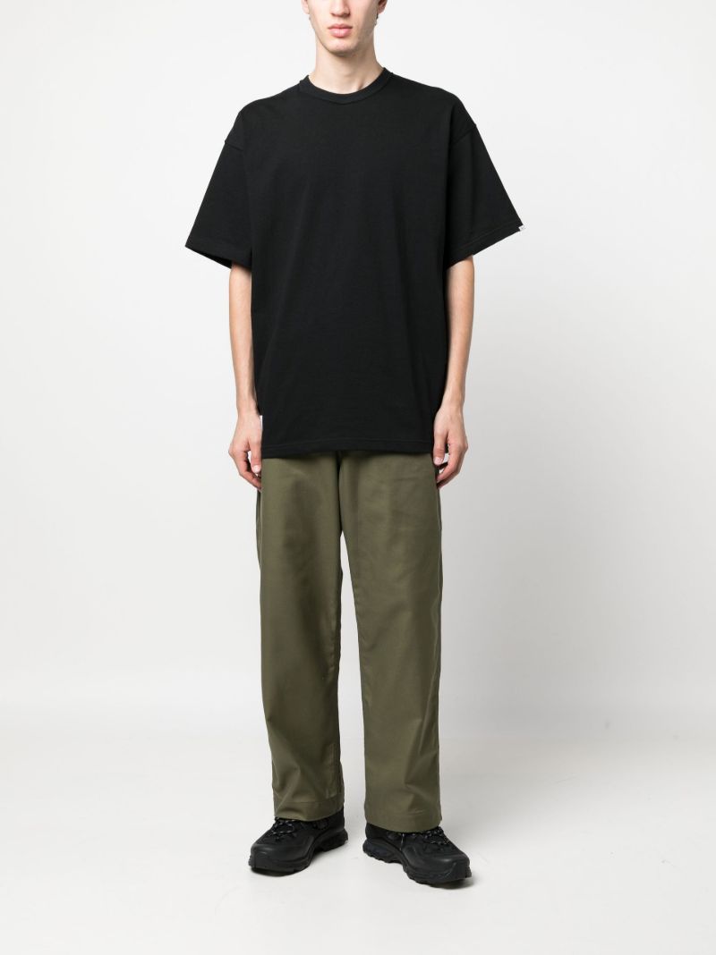 Green Straight-leg Trousers