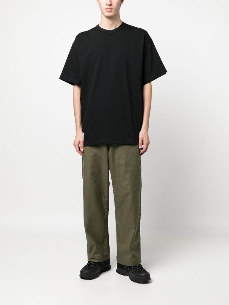 Green Straight-leg Trousers