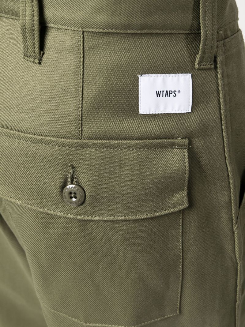Green Straight-leg Trousers