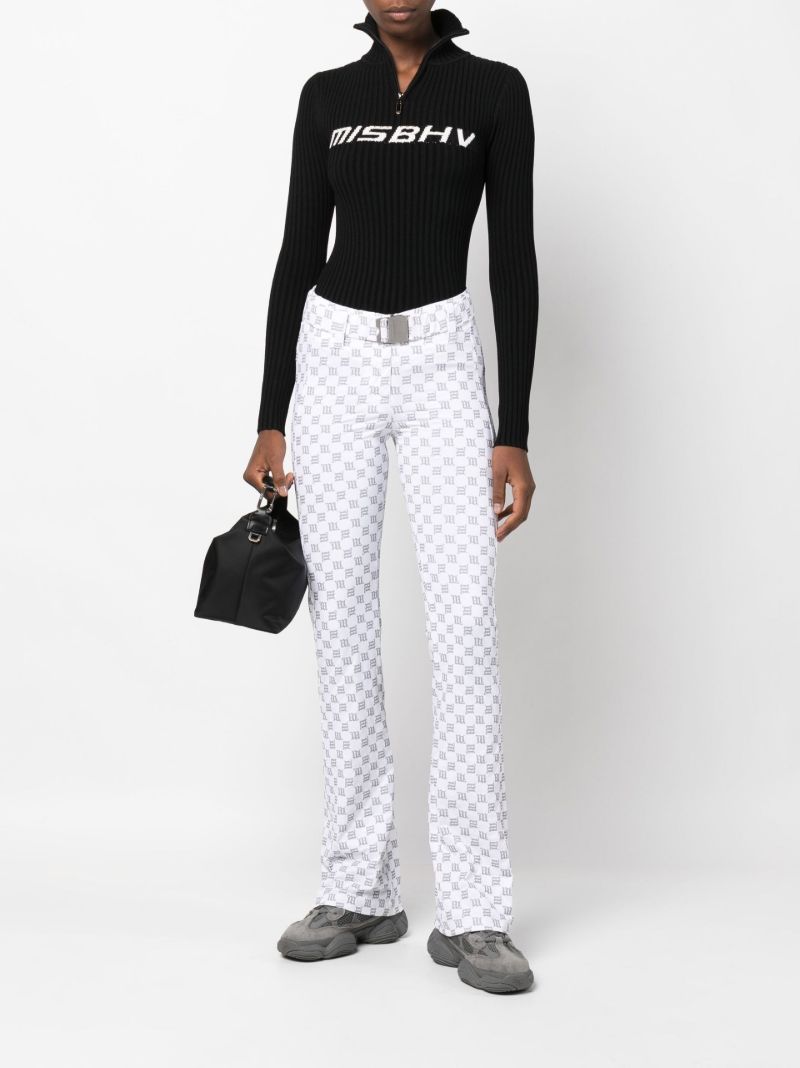 Black Ski Logo Knitted Sweater