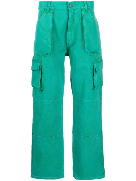 Green Tranquility Cargo Pants