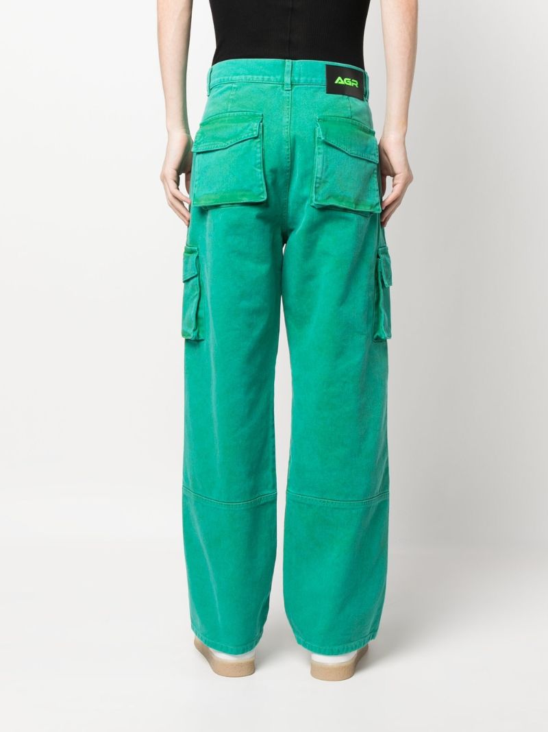 Green Tranquility Cargo Pants