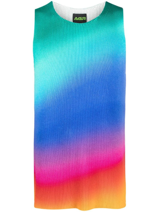 Multicoloured Knit Tank Top